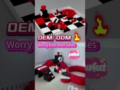 حفلة تأجير معدات اللعب الناعمة المنزل القفز القابل للنفخ أطفال حفرة الكرة ملعب