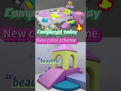 سعر المصنع لعبة ناعمة مرحة الذهاب جولة للأطفال مجموعة معدات اللعب الناعمة