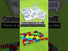 معدات اللعب الخارجي الرخوة الأطفال الرخوة لعب مجموعة رغوة رخيصة الملعب الداخلي