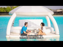 منصة سطح السباحة المخصصة