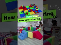 لعبة ناعمة معدات تأجير ناعمة التسلق المنزلق اللعب الكتل الرغوة الملونة مجموعة